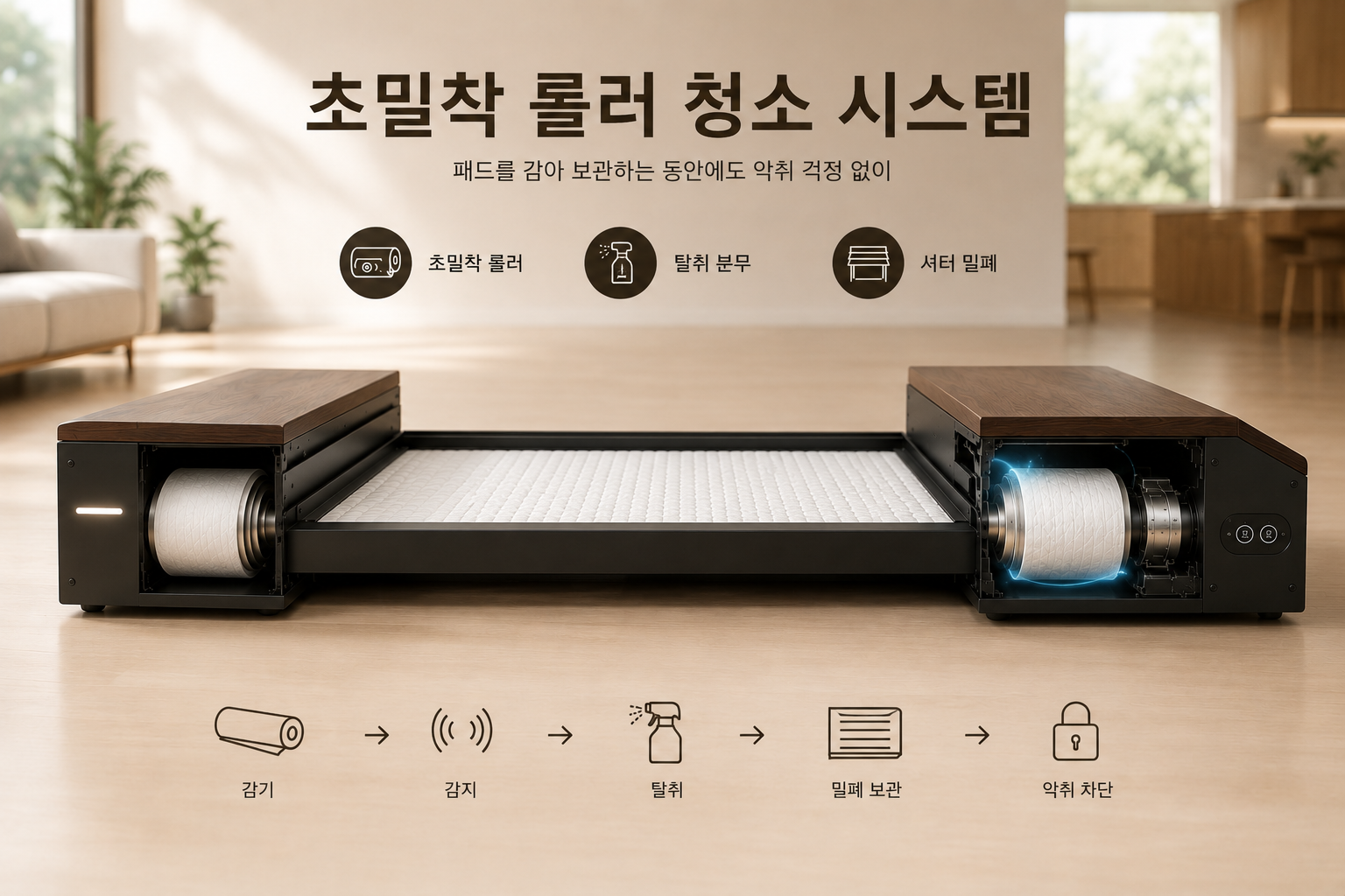 자동 모터 청소 기술